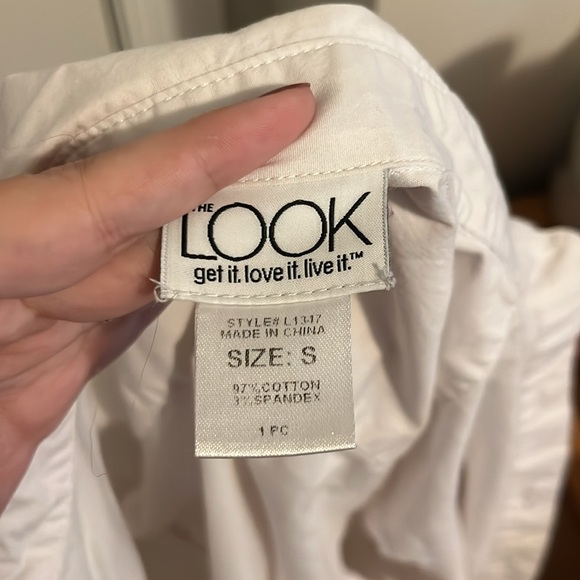 The Look Tie Front Button Down - Picture 7 of 9